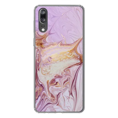 Produktbild von MuchoWow® Handyhülle Schutzhülle Hülle für Huawei P20 Marmor - Farbe - Abstrakt Silikon Softcase Handy Hülle - Hardcover