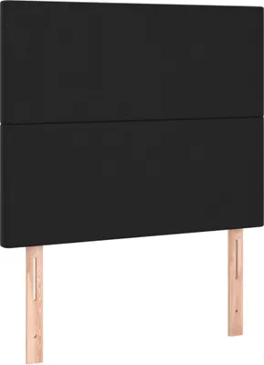 Produktbild von vidaXL Kopfteil Schwarz 100x5x118/128 cm Kunstleder