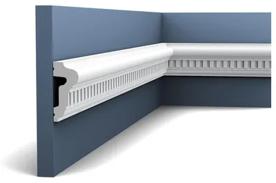 Immagine prodotto di Orac Decor P6020 Luxxus Modanatura per pareti resistente agli urti Modanatura decorativa Modanatura a fregio Profilo decorativo per stucchi Rilievo dettagliato e netto | 2 metri