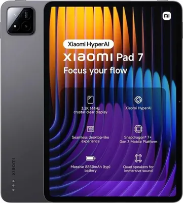 Produktbild von Xiaomi Pad 7 11" 8GB/256GB WiFi Grau (Grey)
