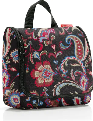 Produktbild von reisenthel toiletbag, Kulturbeutel, Kosmetiktasche, Paisley Black, 3 L, WH7064