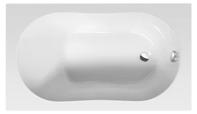 Produktbild von JIZERA Badewanne 120x70x39cm, ohne Füße,weiß