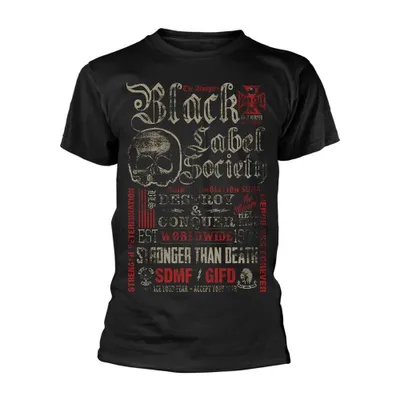 Produktbild von Black Label Society Destroy & Conquer Black L T-Shirt