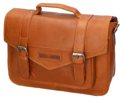 Immagine prodotto di Hill Burry Borsa da Lavoro Cognac Pelle Genuina UNICA 23x31x14 cm HILB-3348-CUOIO