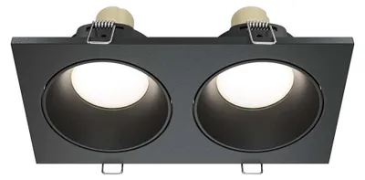 Obrázok produktu pre Maytoni Zoom stropné svietidlo, vstavané svetlo 2x GU10 čierne IP65