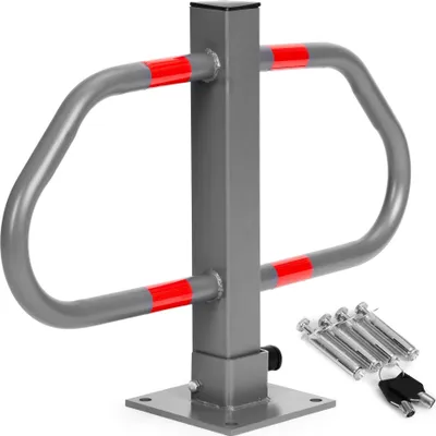Produktbild von Schlüsselbetätigte Klapp-Parkplatzsicherung, 50 cm, reflektierend