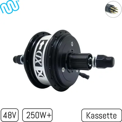 Obrázok produktu pre windmeile x Xiongda | 2-rýchlostný nábojový motor s dvojitou rýchlosťou 48V 250W+ zadný motor zadné koleso motor zadné, kazeta