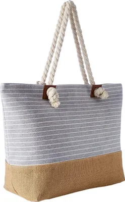 Produktbild von Große Strandtasche wasserabweisend mit Reißverschluss