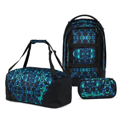 Produktbild von Satch Pack Caleido Blue Schulrucksack Set 3tlg.