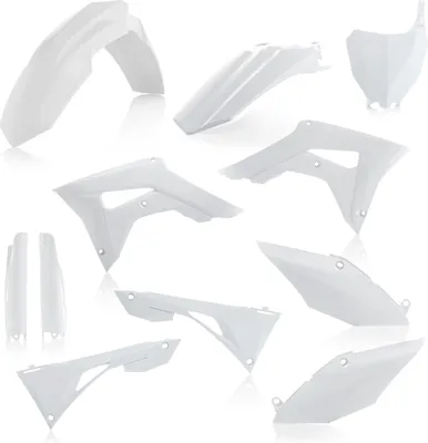 Productafbeelding van ACERBIS Kunststofset, 11-delig, wit, voor HONDA CRF R