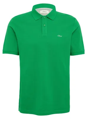 Produktbild von s.Oliver Poloshirt aus Baumwollpiqué Regular Fit mit Knopfleiste und Logo-Stickerei