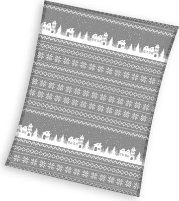 Produktbild von Supersoft Weihnachtsdecke dick 150/200cm Sherpa, KNL233010