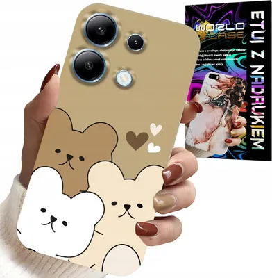 Produktbild von Tasche Für Xiaomi Note 13 Pro 4G - Teddybär, Teddybär Designs Für Die Kleinsten Kinder