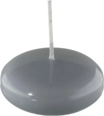 Produktbild von Schwimmkerzen Silbergrau 32 x Ø 80 mm, 8 Stück