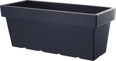 Produktbild von Pflanzkübel 80x35 cm - Rechteckig - Kunststoff Blumentopf in anthrazit
