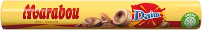 Image de Rouleau de chocolat Marabou fourré au caramel et au daim 67g Paquet de 7