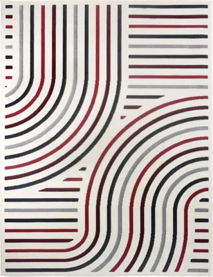 Image de Tapis de salon et de chambre à coucher à motifs géométriques tissés LYN49 MUCOUR