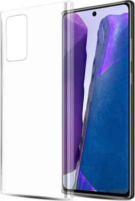 Produktbild von Cadorabo Hülle für Samsung Galaxy NOTE 20 Schutz Hülle in Transparent Schutzhülle TPU Silikon Cover Etui Case