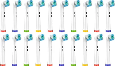 Produktbild von Cosity 20x Aufsteckbürsten kompatibel mit Oral B und Braun Zahnbürsten - Briefkastenverpackung