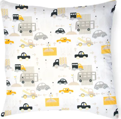 Produktbild von Amilian Dekoratives Kissen 80x80 cm Dekokissen mit Füllung, Zierkissen mit Kissenbezug, für Schlafzimmer Wohnzimmer, mit Reißverschluss