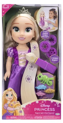 Obrázok produktu pre Disney Princess Rapunzel Magical Light Up, Modelka, Žena, 3 rok / roky, Chlapec / dievča, Svetelné efekty, Viacfarebný