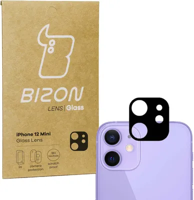 Produktbild von Bizon Glaslinse für iPhone 12 Mini, 2 Stück