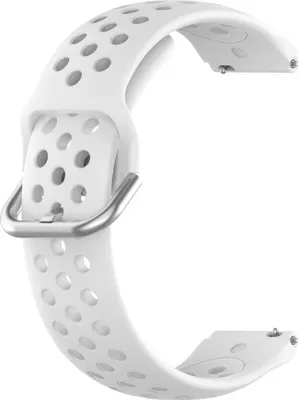 Produktbild von BStrap Silicone Dots Armband für Garmin Venu 2S, white