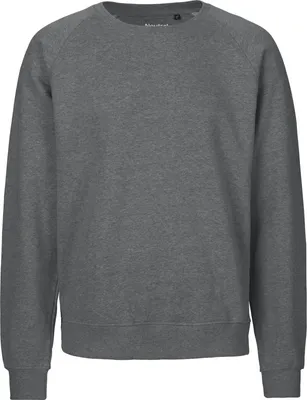 Produktbild von Neutral O63001 | Uni Sweatshirt / 100% Fairtrade-Baumwolle - Farbe: Dark Heather - Größe: M
