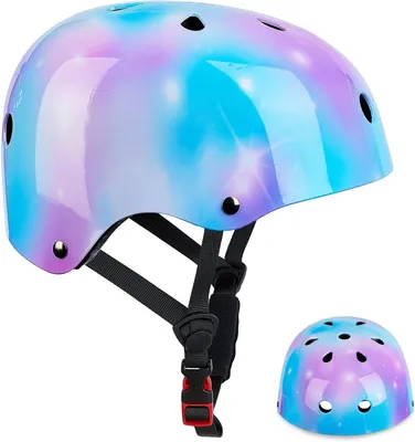 Productafbeelding van Verstelbare Beschermset voor Kinderen - Helm, Knie-, Elleboog- en Polsbeschermers voor Skateboard, Scooter en Fietsen