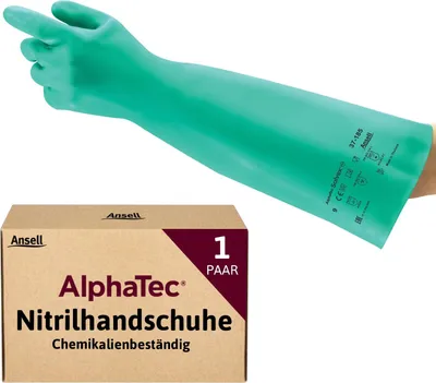 Image de Gants Ansell AlphaTec-Solvex37-185, taille 10