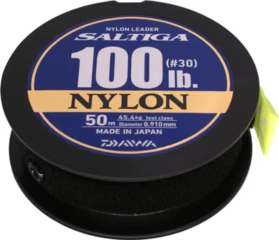 Produktbild von DAIWA SALTIGA NYLON LEADER, 50m, 0,91mm, 45.4kg / 100,09lbs, transparent, Vorfach Angelschnur, 12957-591