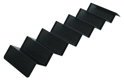 Produktbild von Snack-Verkaufsständer, 6 Wellen, gelocht, 580x170x40
