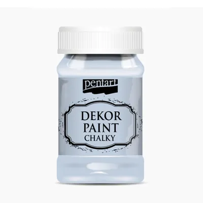 Immagine prodotto di PENTART Pittura decorativa gessosa, 100 ml, blu ghiaccio