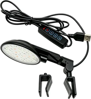 Image de Aquarium Klemlicht - Lampe étanche - Éclairage pour aquarium - Effet de quatre couleurs - 8 watts - Noir
