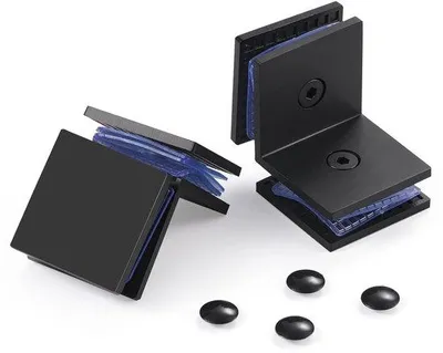 Produktbild von Edelstahl Glasklemme Halterung für 8-12mm Glasstärke, korrosionsbeständig