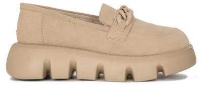 Produktbild von Damenschuhe DP453623BE Weite G, Beige, aus Naturveloursleder mit flexibler Sohle