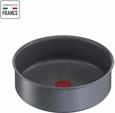 Produktbild von TEFAL INGENIO Natural Force Schmorpfanne 24 cm, Induktion, antihaftbeschichtet, stapelbar, spülmaschinenfest, hergestellt in Frankreich L3963502