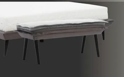 Produktbild von Hocker Grau Elegantes Schlafzimmer Hocker Polster Modern Design Luxus Neu