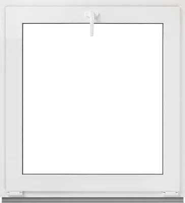 Immagine prodotto di Finestra per cantina Framex - Finestra a ribalta Bianco 65 x 70 cm Finestra a 2 vetri 32 mm (4/24/4) Finestra in PVC Larghezza x altezza (650 x 700 mm) Funzione Finestra a ribalta