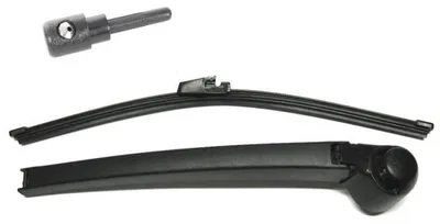 Für VW Tiguan 5N ab 2007-2011 Scheibenwischer Heckwischer Arm Kappe Spritzdüse in der Farbe von GOLDCAR