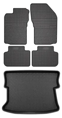 Obrázek produktu pro Gumové autokoberce SolidPRO + vana kufru pro: Alfa Romeo 147 2002-2010 hatchback 5 ks