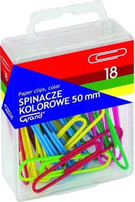 Produktbild von Bunte Büroklammern, 18 Stück, GRAND