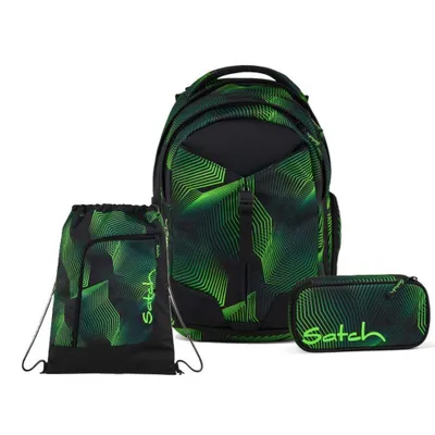 Image de Satch Set sac à dos scolaire MATCH Seismic Green 3 pièces, à partir de. 5. Classe de 6e
