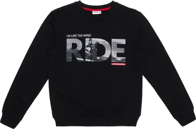 Immagine prodotto di Felpa da ragazzo Ride - nera - 158
