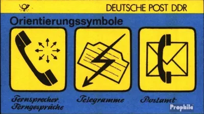 Produktbild von Briefmarken DDR 1987 Mi SMHD32 (kompl.Ausg.) postfrisch Symbole