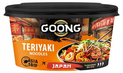 Immagine prodotto di Tagliatelle Goong con salsa Teryiaki Piatto istantaneo 90 G