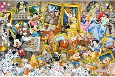 Ravensburger Micky als Künstler. Puzzle 5000 Teile