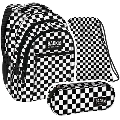 Produktbild von SCHULRUCKSACK ab der 5. Klasse mit reflektoren ergonomisch leicht für Teenager RUCKSACK Mädchen & Jungen HOHE QUALITÄT BACKUP Schulset 26L