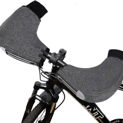 Image de Chauffe-mains pour vélo, gris