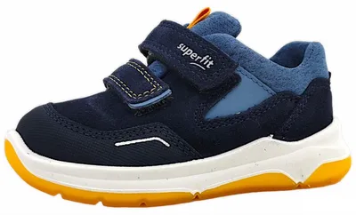 Image de Superfit, chaussures pour enfants, chaussures de marche pour tout-petits, couleur bleue, chaussures de sport décontractées